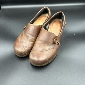 Keen‎ Brown Leather Slip-On Loafers Sz 7.5